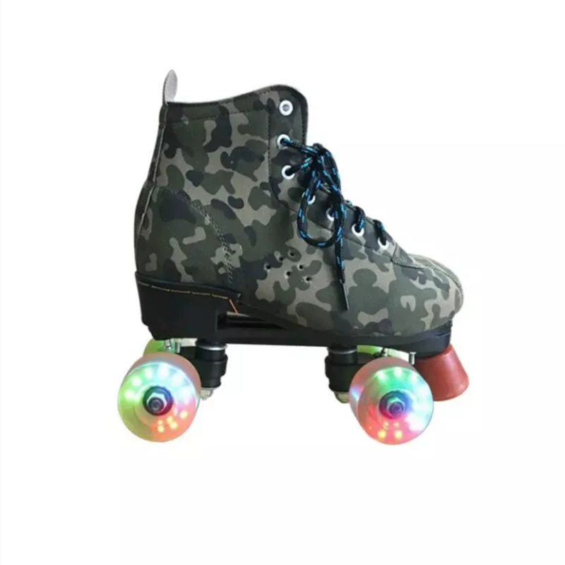 (Cross-border trading), black flashing roller skates