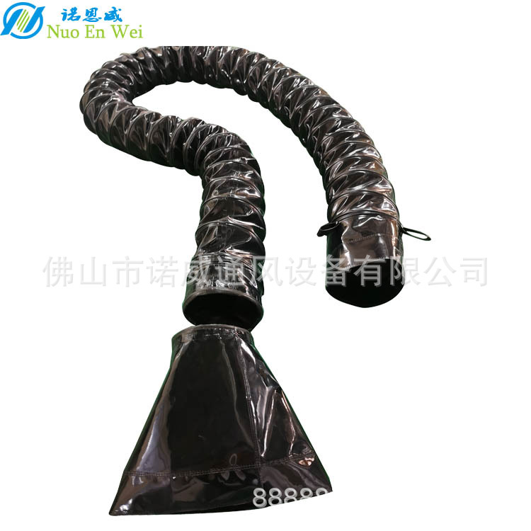 厂家专业供应伸缩风管诺威牌防静电风管PVC可伸缩风管