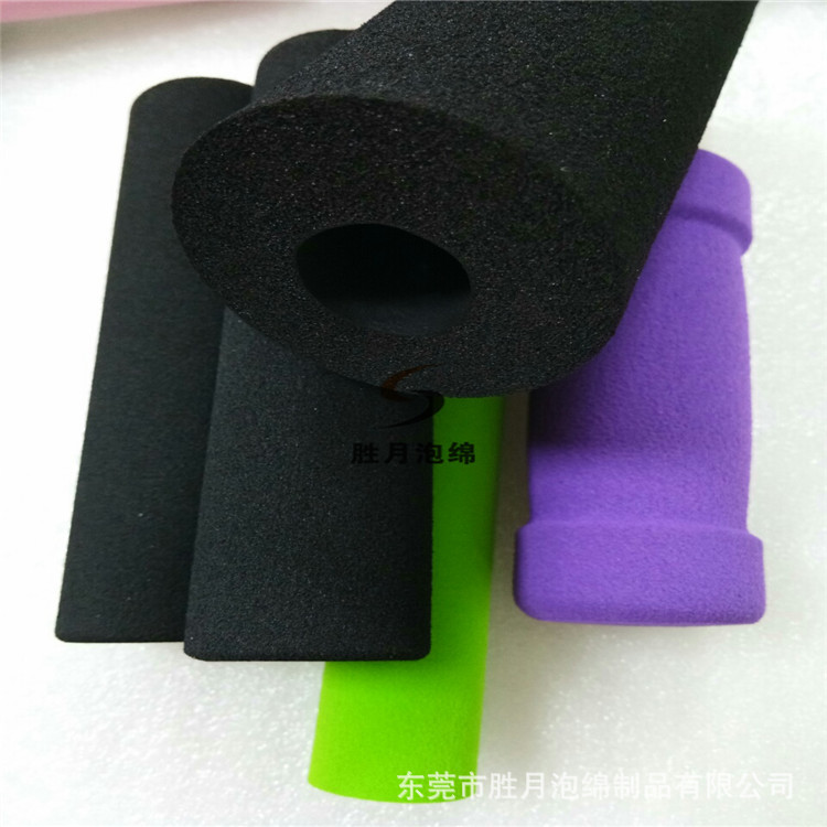 厂家生产 NBR泡棉手柄把套磨面光面橡塑管 NBR发泡管材耐用价优|ms