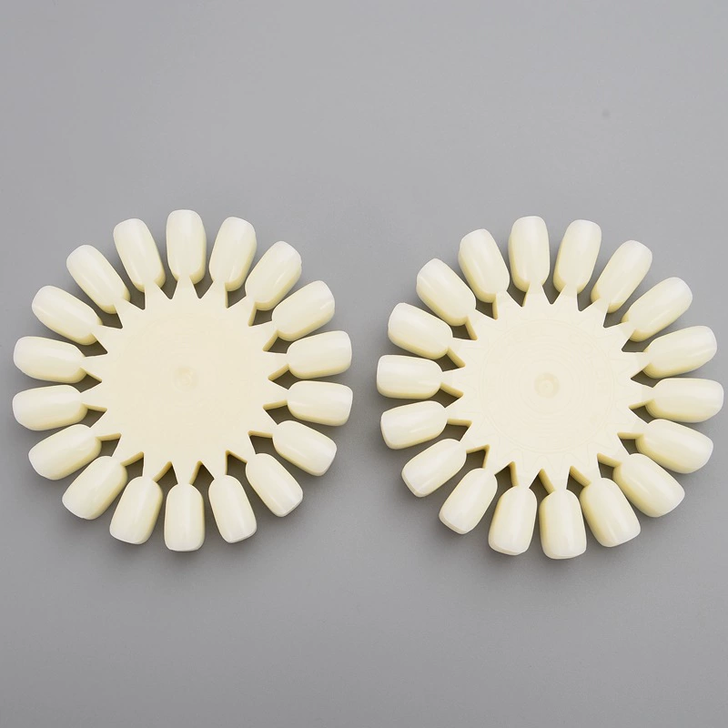 18-цветная круглая форма для ногтей цветная пластина диск лак для ногтей Клей табло прозрачный натуральный цвет трансграничный