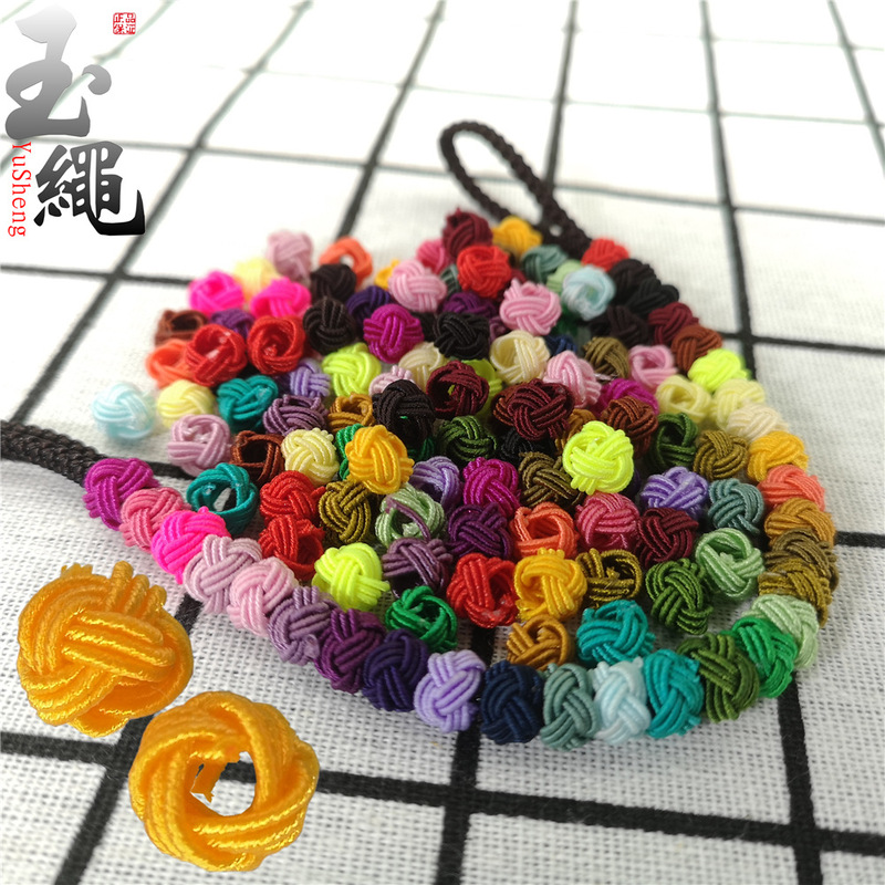 High-Grade 3-layer pineapple buckle hand-woven pineapple knot colorful multi-color pineapple buckle buckle buckle diy hand necklace accessories