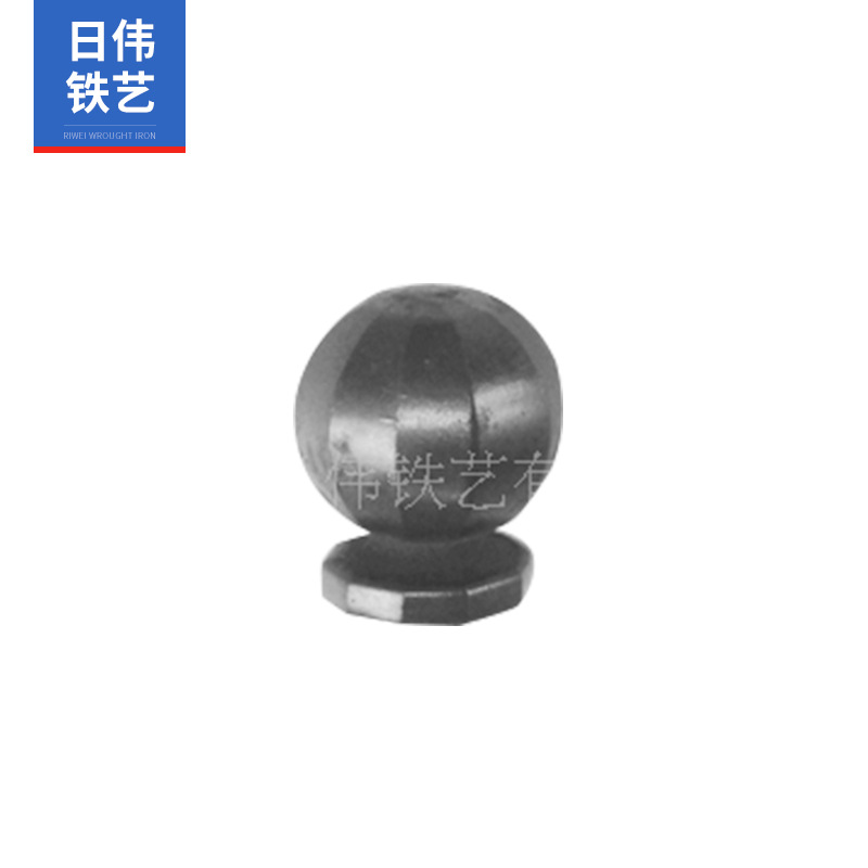 供应∮30~65mm铁艺装饰球 铁艺围栏装饰配件