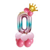 Balloon, digital crown, evening dress, gradient, 32inch