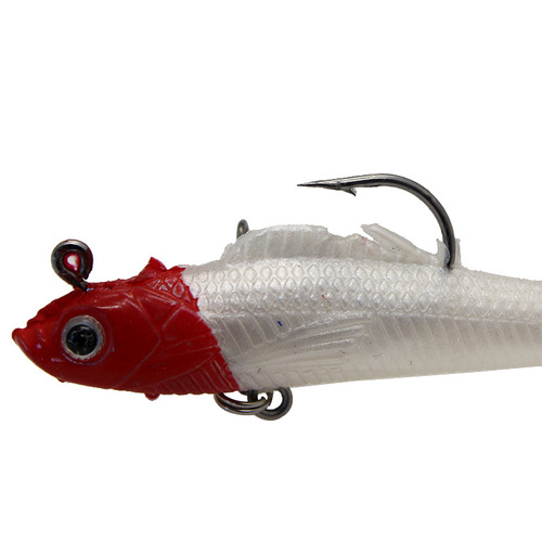 Luya bait soft bait curly tail bag lead fish 10cm 9.5g wholesale fishing gear soft bait