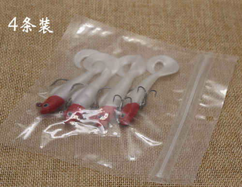 Luya bait soft bait curly tail bag lead fish 10cm 9.5g wholesale fishing gear soft bait