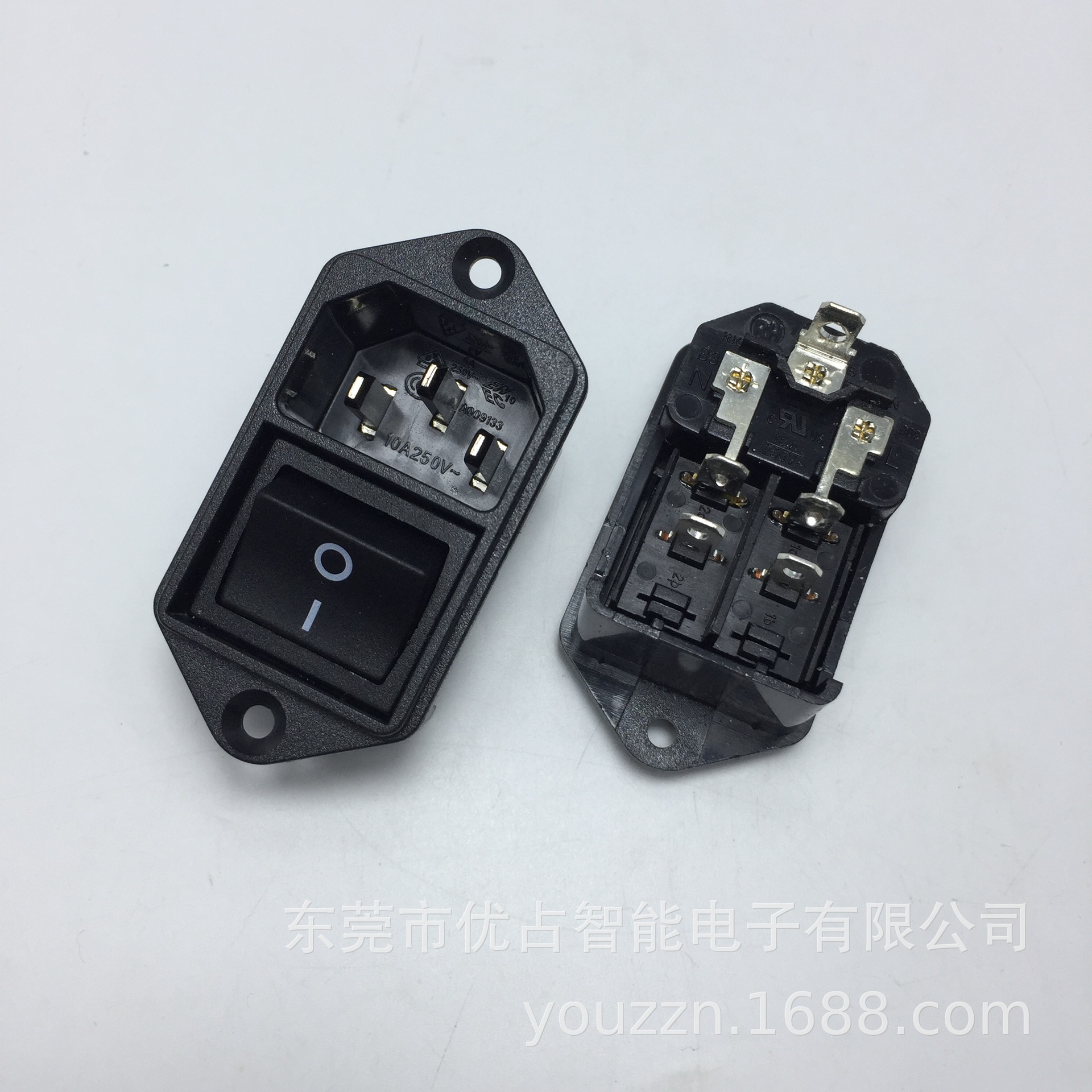 优占直供 二合一 AC电源插座 RICH BAY 开关组合插座