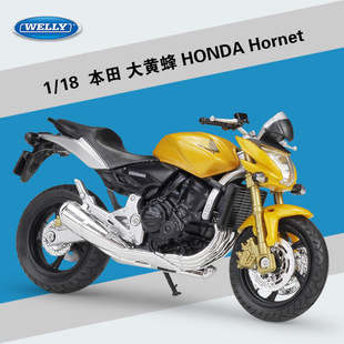 ����WELLY1:18���� ���S�� HONDA Hornet��܇����Ͻ�Ħ��܇ģ��