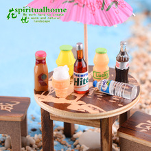 养乐瓶 牛奶 可乐树脂工艺品迷你多肉小摆件饰品挂件亲子礼品