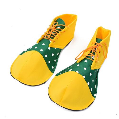 Prom costumes, clown costumes, props, clown shoes, sponge nose COS prom dress shoes
