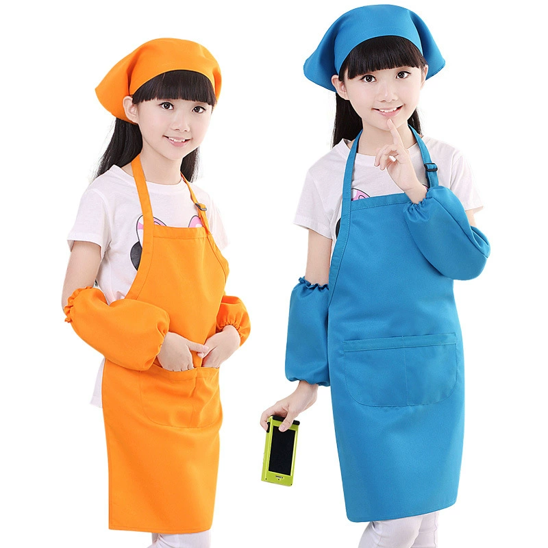 Детский фартук с логотипом, детская одежда для рисования, реклама детского сада, художественная роспись, фартук для печати своими руками