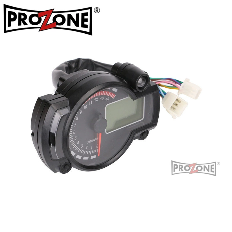 Motorcycle multi-function digital instrument RX-2N odometer LCD screen speed tachometer 14000RPM