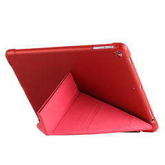 iPad保護套帶筆槽10.2/10.5硅膠防摔智能氣囊皮套air45多折平板套