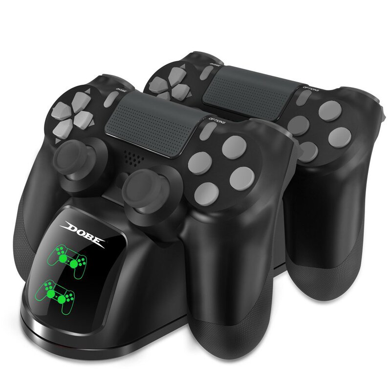 P4 gamepad charger SLIM dual charger PRO charger with monitor charging indicator light TP4-889 P4 gamepad charger SLIM dual charger PRO charger with monitor charging indicator light TP4-889
