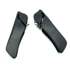 Mountain bike integrated small bullhorn lock-on handlebar cover, aluminum painted rest bar with matching handlebar