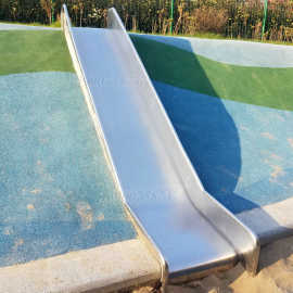 不锈钢滑梯户外儿童乐园304大型螺旋直板滑道游乐设备双单滑道