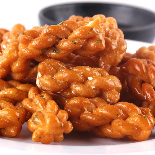 Chenliuxiang Mini Sesame Honey Twist - 5 Pounds Bag, Small Packaging, Loose Weight Snack