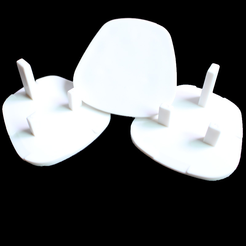 Cubierta protectora de la toma de corriente del bebé británico en forma de pera Cubierta protectora de choque anti-eléctrico estándar británico para niños del hogar ventas directas de fábrica