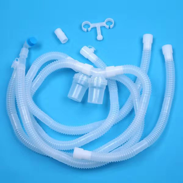 英仕呼吸回路有创呼吸机一次性呼吸机回路管路Y型呼吸回路配件
