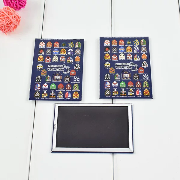 6.5*9cm Tinplate Refrigerator Magnet Cartoon Scenery Manufacturer Decoration Travel Souvenir Magnetic Paper Refrigerator