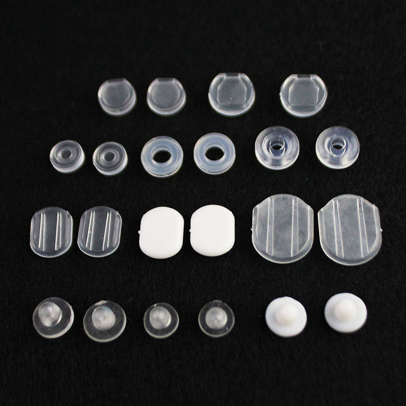 Invisible Non-Pierced Screw Ear Clip Pad Transparent Round Spring Ear Clip Pad Ear Gasket Clip Accessories Invisible Non-Pierced Screw Ear Clip Pad Transparent Round Spring Ear Clip Pad Ear Gasket Clip Accessories