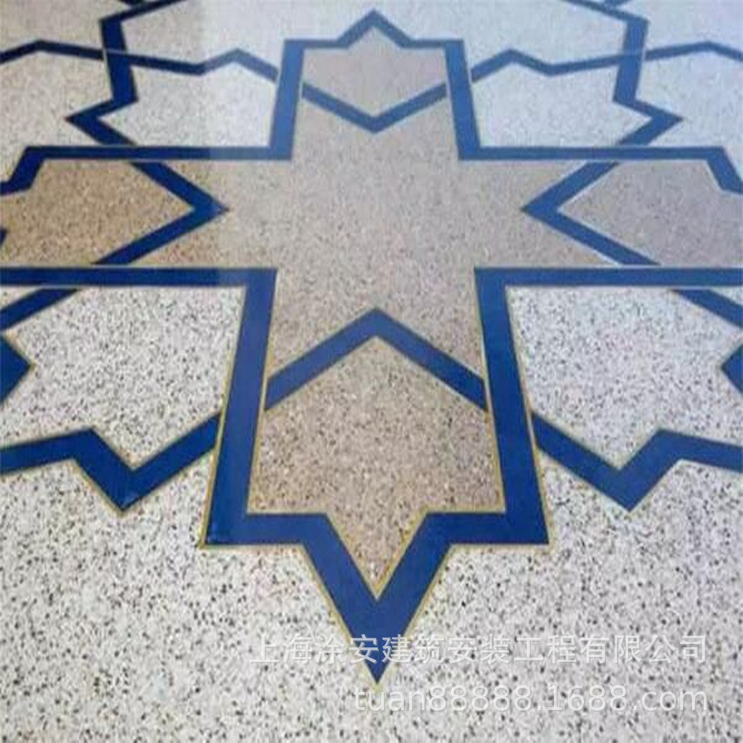 Manufacturers supply epoxy terrazzo floor epoxy resin colored sand floor flat paint material sales construction