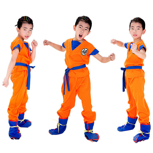 Dragon Ball Sun Wukong cosplay costume anime super saiyan halloween clothes children's performance men's clothing