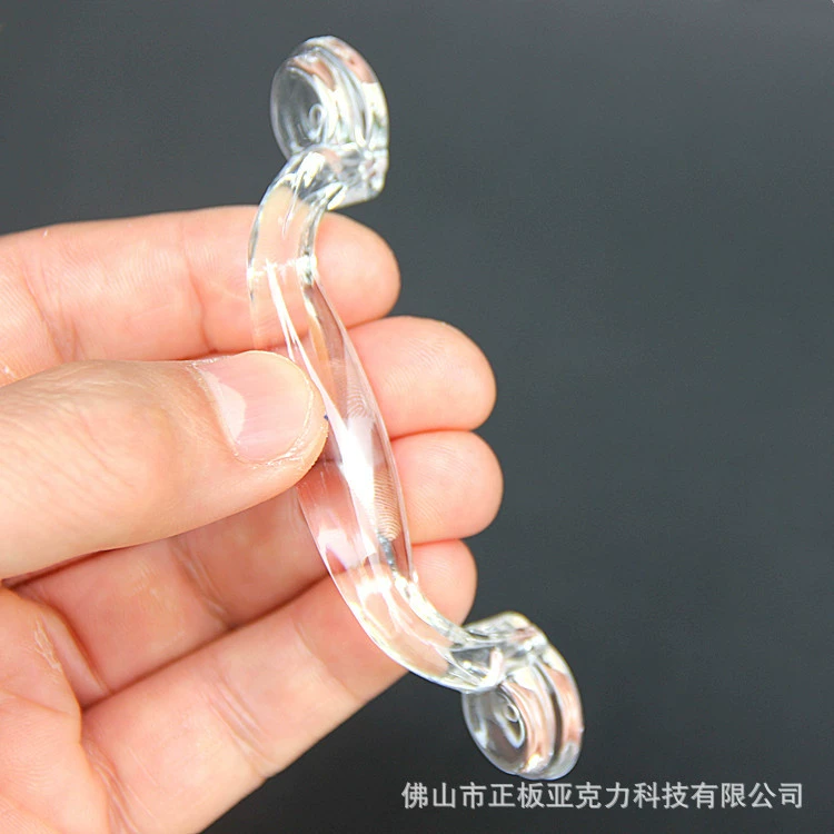 Прозрачная большая ручка из органического стекла акриловая Хрустальная ручка дверная ручка ручки ящика ручка