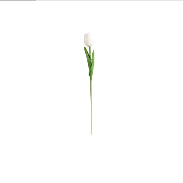 Mini Tulip Simulation Flower, High-Grade Polyurethane, 33 cm Stem, Single Stem Wholesale