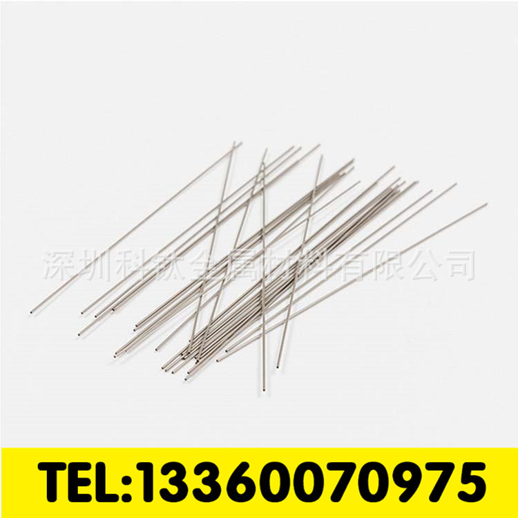 厂家加工304L小口径精密毛细管可线切割表面光亮内孔无毛刺