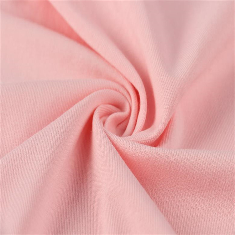 长期供应 纯色针织面料汗布 全棉精梳弹力汗布人棉弹力汗布