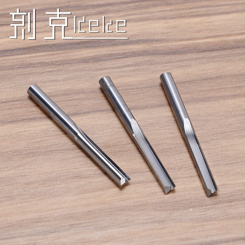 Factory-made double-edged milling cutter for MDF cutting and woodworking engraving—6-double-edge straight-flute milling tools for CNC engraving machines