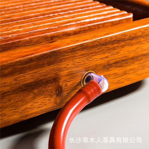Tea tray copper joint silicone drainage pipe with absorbent ball tea bucket tea dregs bucket tea set tea ceremony accessories drainage ball