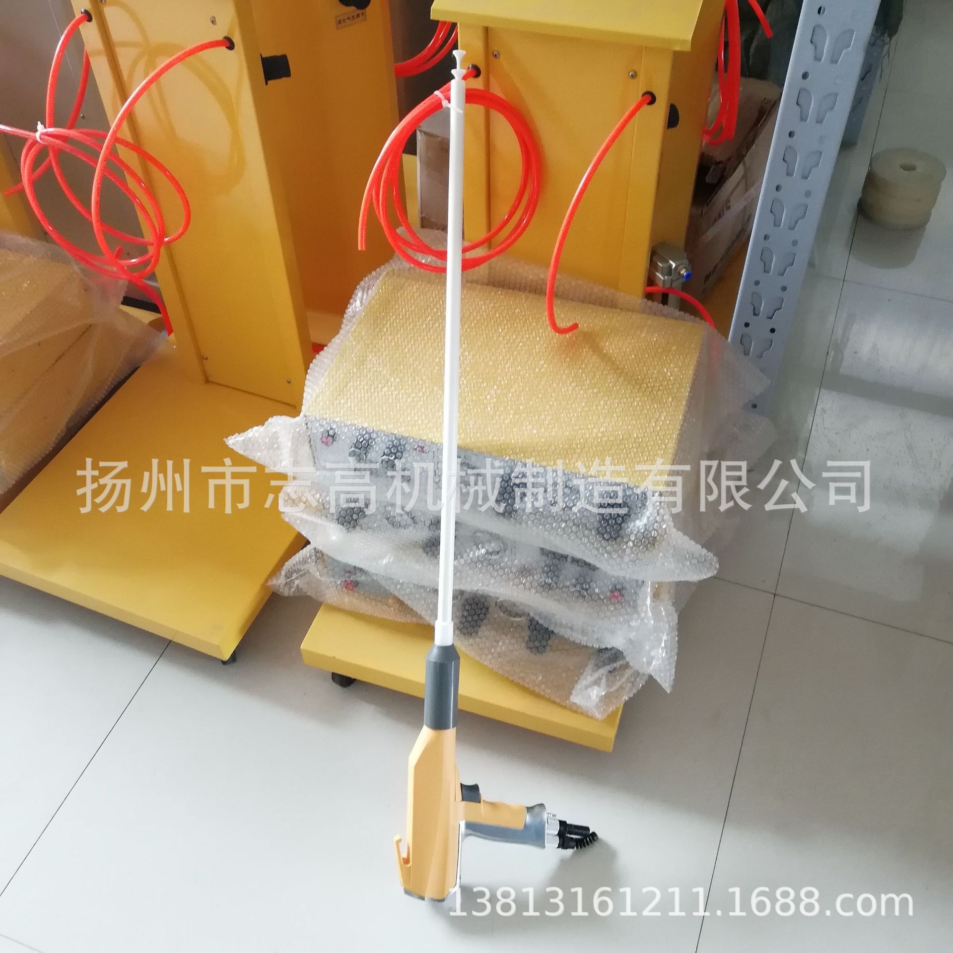 润凌 加长杆静电粉末喷枪 加长喷粉枪 加长枪头 非标加长杆制造