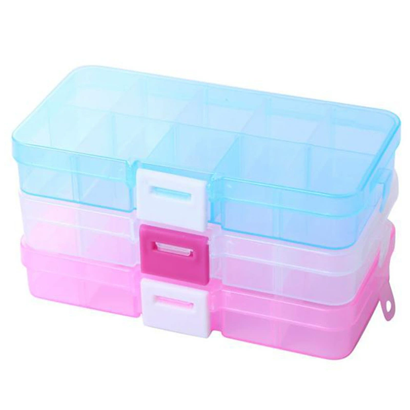 Detachable transparent handheld storage box, small storage system, accessory, 10 cells