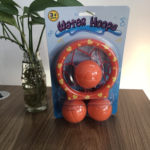Cross-border hot selling bathroom suction cup basketball hoop water play basketball stand indoor mini shooting baby children's bath toy