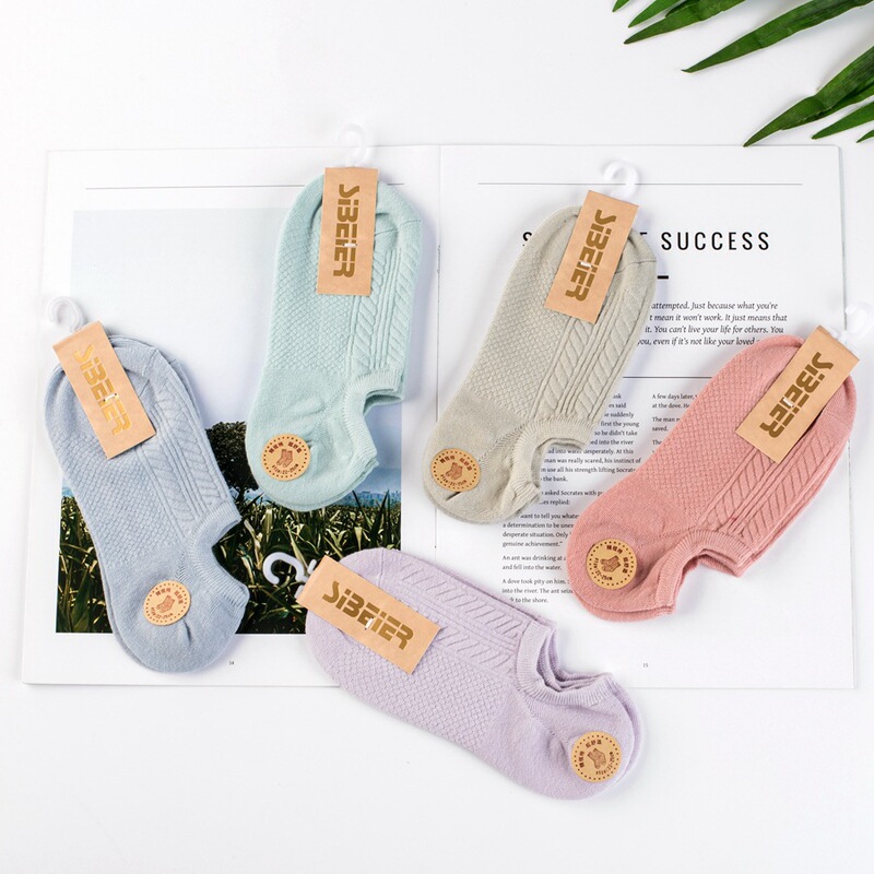 Mesh Shallow Mouth Women Socks Wholesale Solid Color Cotton Ladies Short Socks Invisible Socks Women Socks Summer Shallow Mouth Socks
