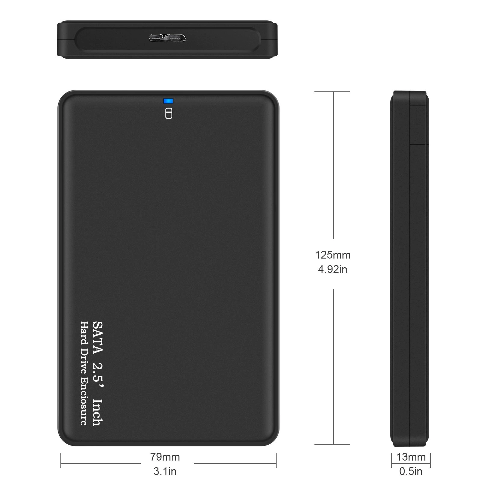 Type-C mobile hard disk box USB3 1 high-speed mobile hard disk box 2.5-inch notebook solid hard disk box SSD