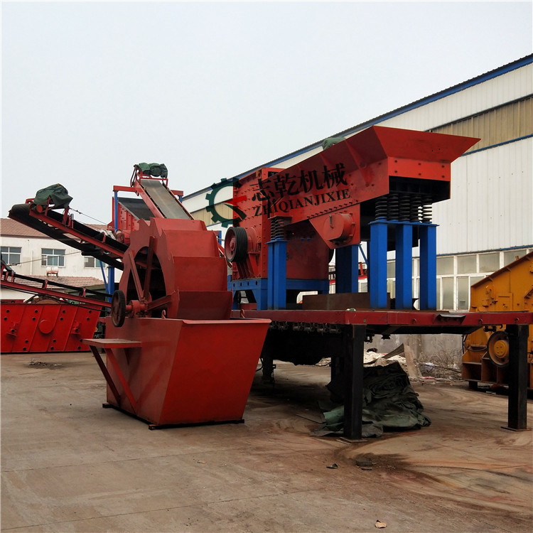 制砂机生产线 砂石骨料生产线  石料破碎生产线 打砂机移动破碎站