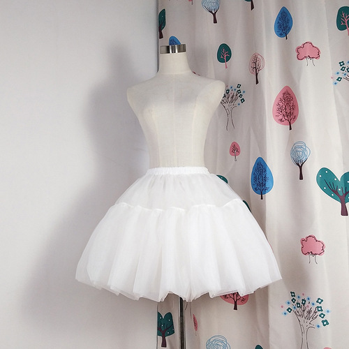 Lolita bustle boneless lolita soft gauze daily support 45cm violent tutu skirt own factory beautiful quality and good price