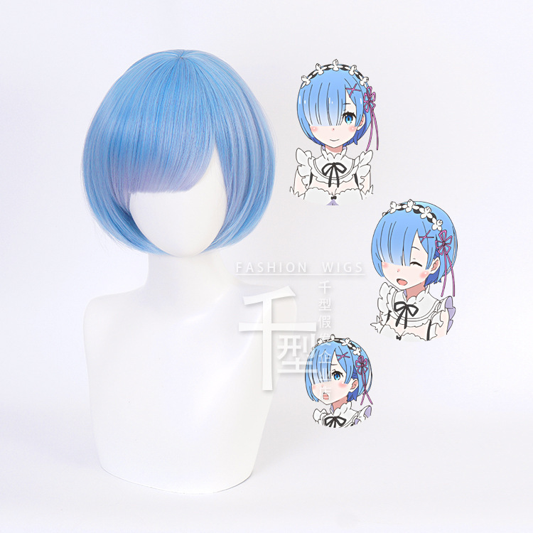 Thousand Types: Life in a Different World from Scratch Ram Rem Rem Cos Wig Thousand Types: Life in a Different World from Scratch Ram Rem Rem Cos Wig