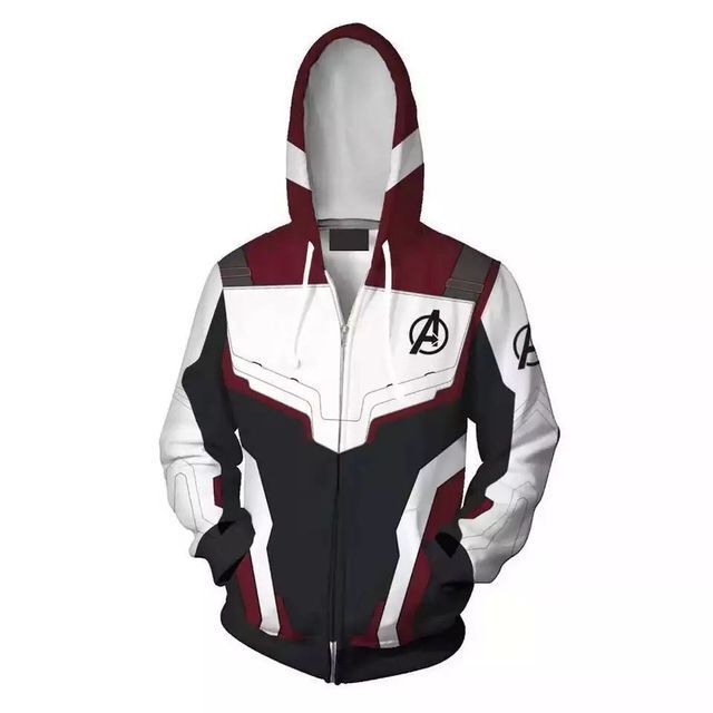 2019 foreign trade new Avengers alliance 4 quantum battle clothing concept 3D sweater zipper hoodie 2019 foreign trade new Avengers alliance 4 quantum battle clothing concept 3D sweater zipper hoodie