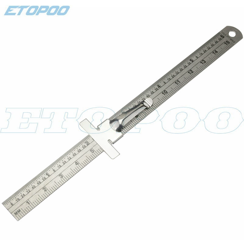 Etopoo 150/200/300 мм портативный многофункциональный щуп из нержавеющей стали стальная линейка