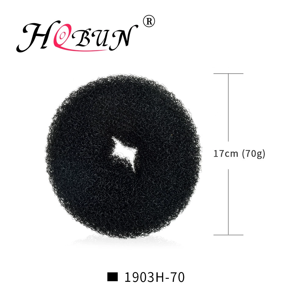 Hair donut Hobun, nylon hair ring 30 g — lightweight breathable styling accessory
