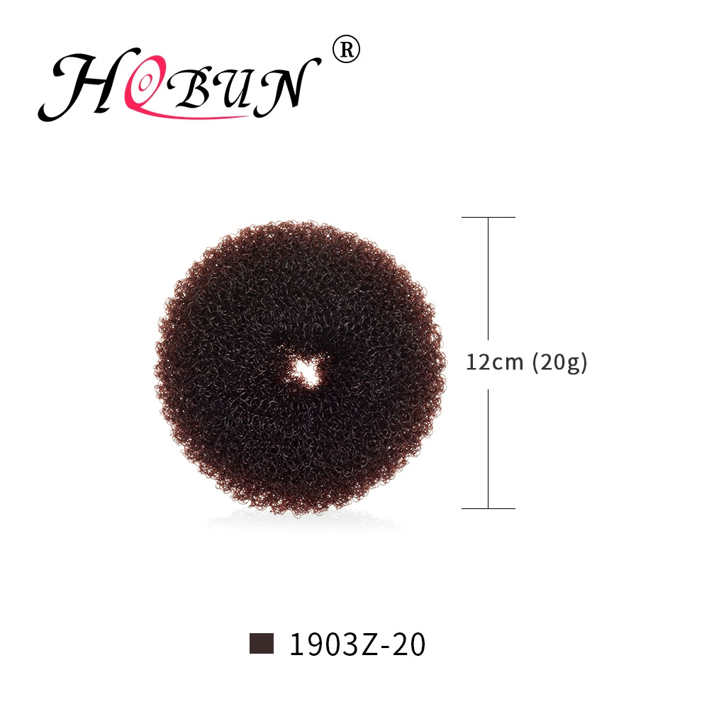 Hair donut Hobun, nylon hair ring 30 g — lightweight breathable styling accessory