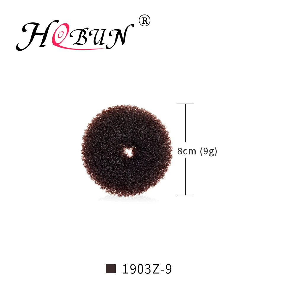 Hair donut Hobun, nylon hair ring 30 g — lightweight breathable styling accessory