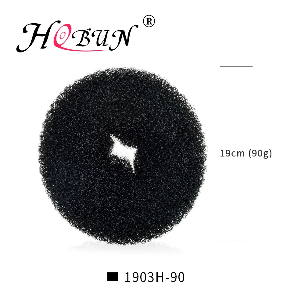 Hair donut Hobun, nylon hair ring 30 g — lightweight breathable styling accessory