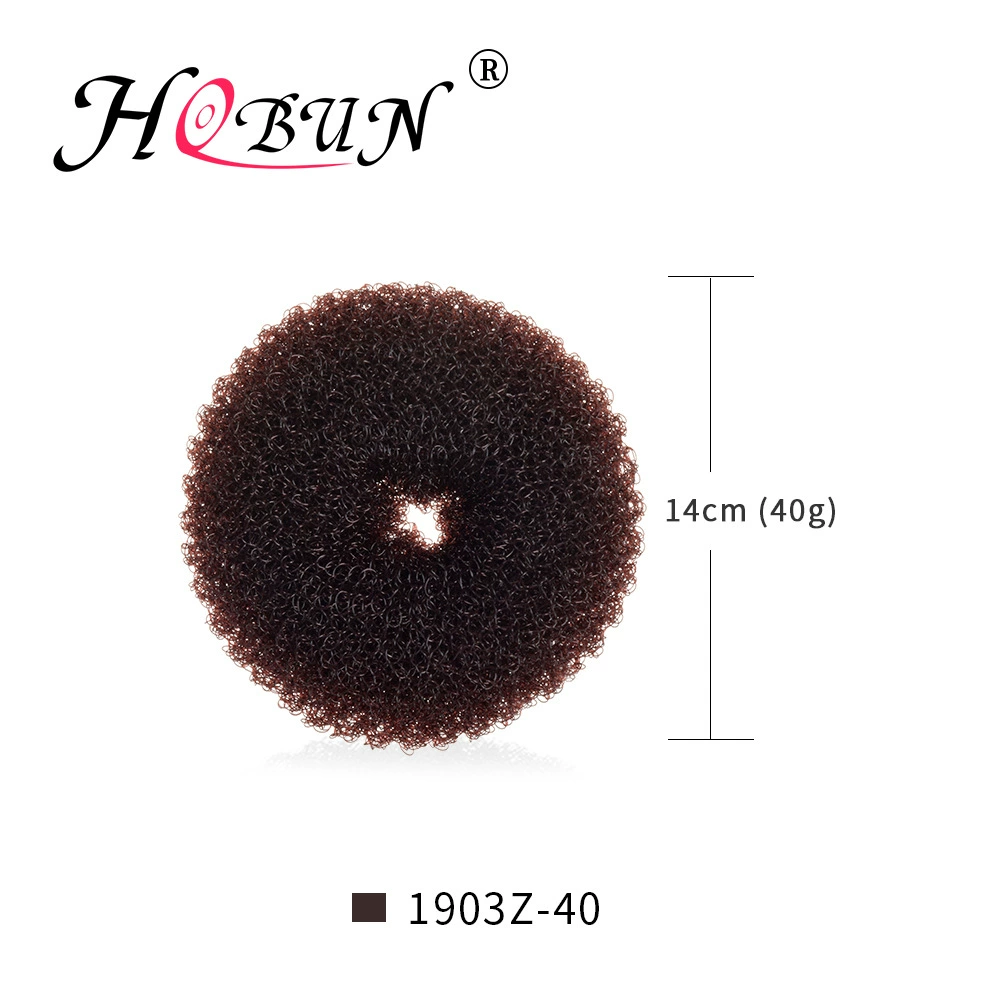 Hair donut Hobun, nylon hair ring 30 g — lightweight breathable styling accessory