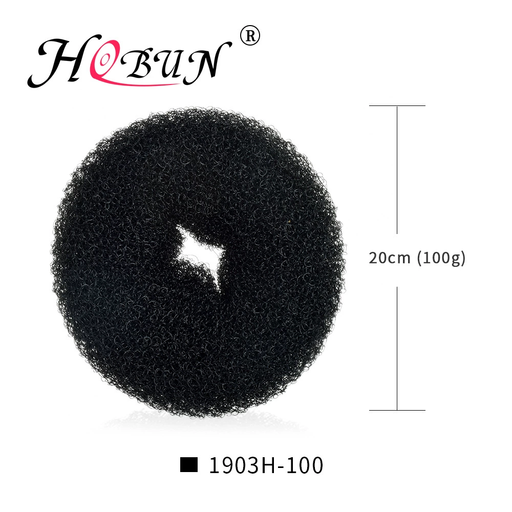 Hair donut Hobun, nylon hair ring 30 g — lightweight breathable styling accessory