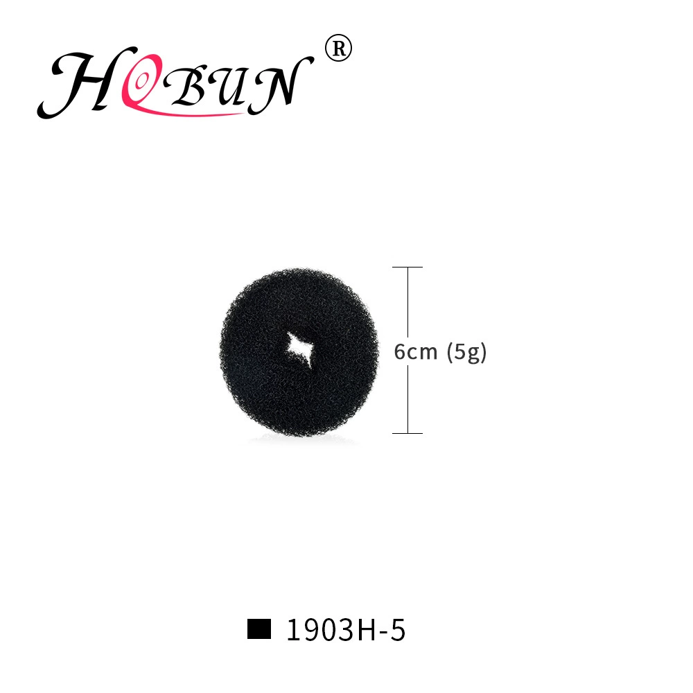Hair donut Hobun, nylon hair ring 30 g — lightweight breathable styling accessory