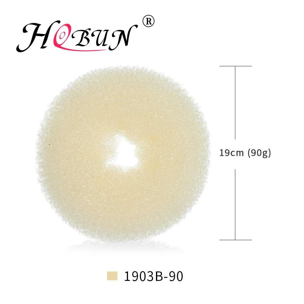 Hair donut Hobun, nylon hair ring 30 g — lightweight breathable styling accessory
